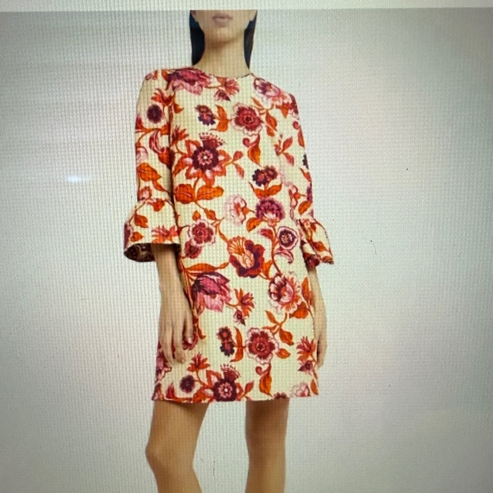 La Double J 24/7 Floral Print Ruffle Dress